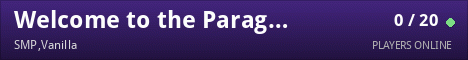 Welcome to the Paragon Vanilla