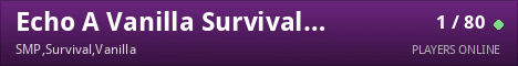 Echo A Vanilla Survival Social