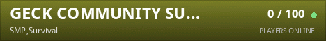 GECK COMMUNITY SURVIVAL Expansion 3