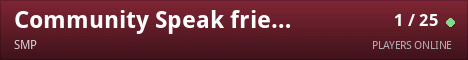Community Speak friend and enter