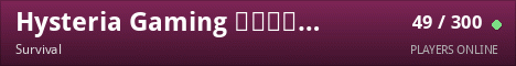 Hysteria Gaming ꜱᴜʀᴠɪᴠᴀʟ ꜱᴍᴘ