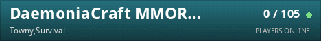 DaemoniaCraft MMORPGTOWNYSURVIVAL