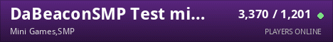 DaBeaconSMP Test minigame world